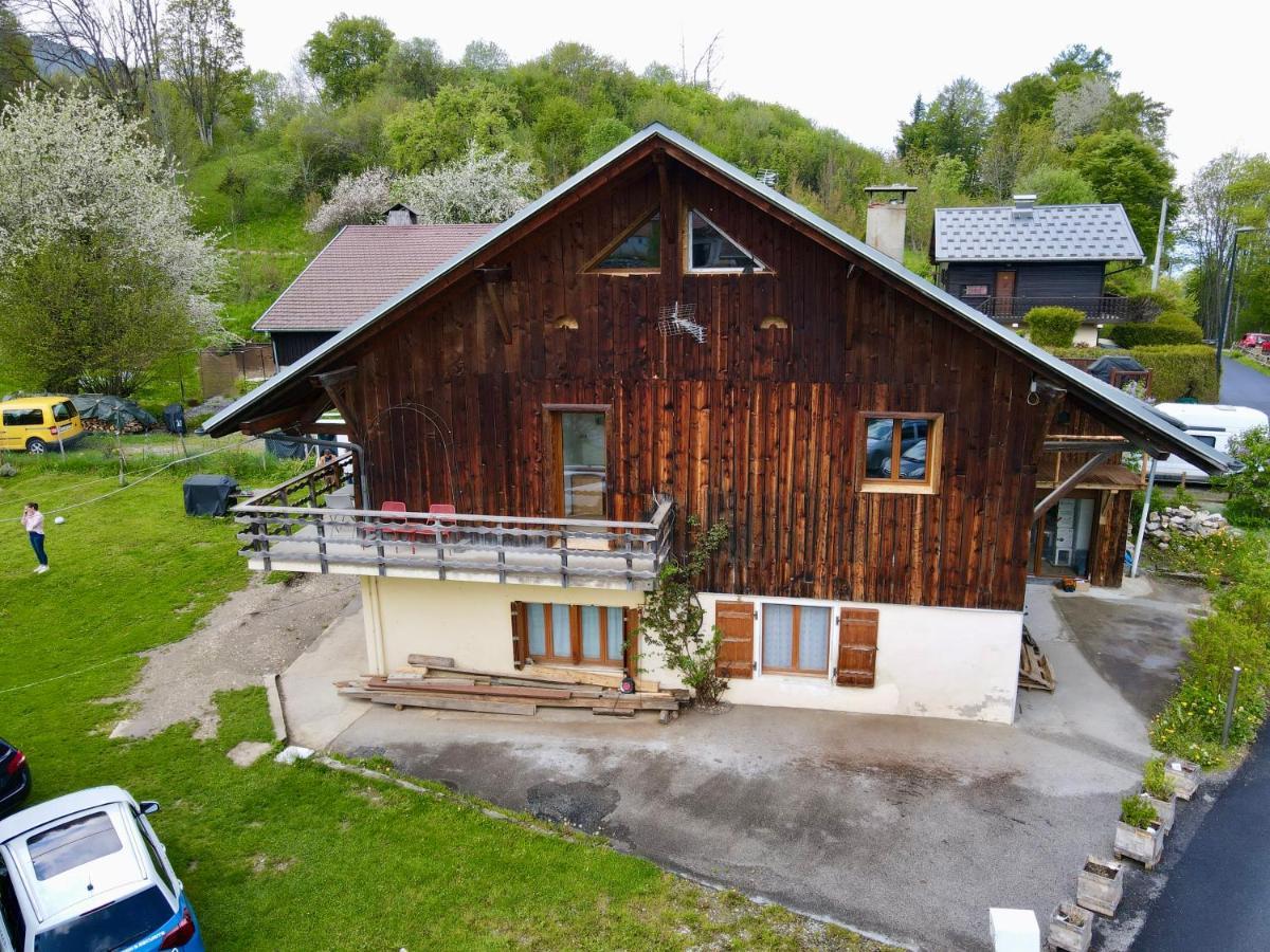 Accotinae Hotell Mont-Saxonnex Exteriör bild